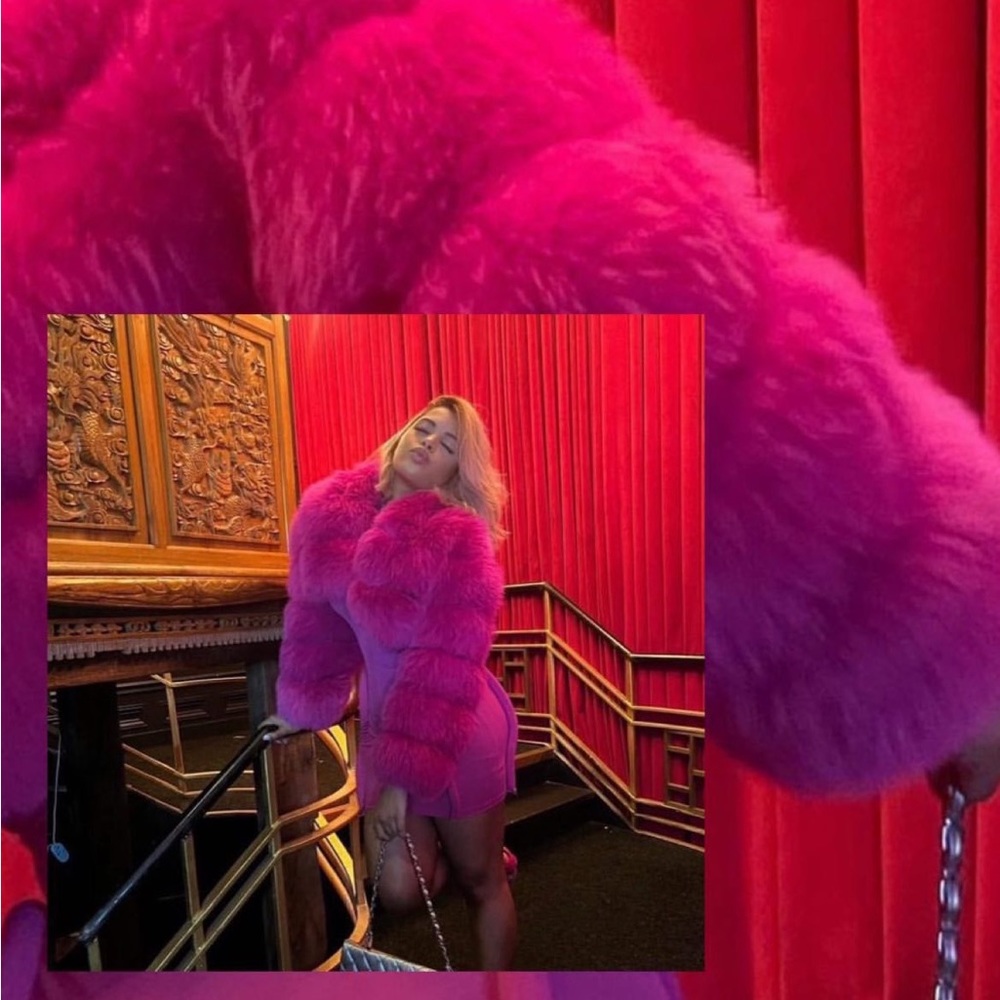 100% genuine fox fur coats